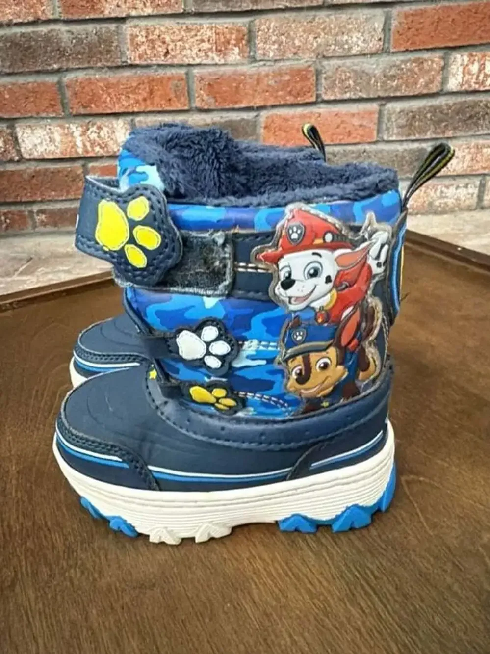 Paw Patrol Winter Boots Blue Navy Snow Boots Toddler